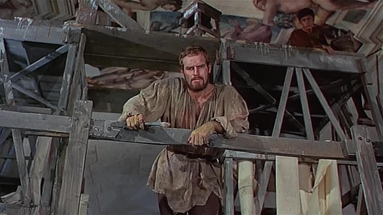 The Agony and the Ecstasy 1965 movie scene