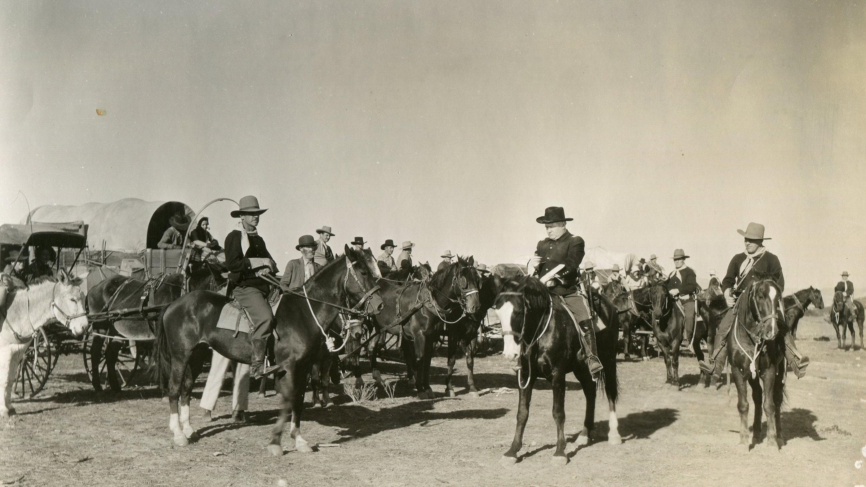 The Cherokee Strip 1937 movie scene