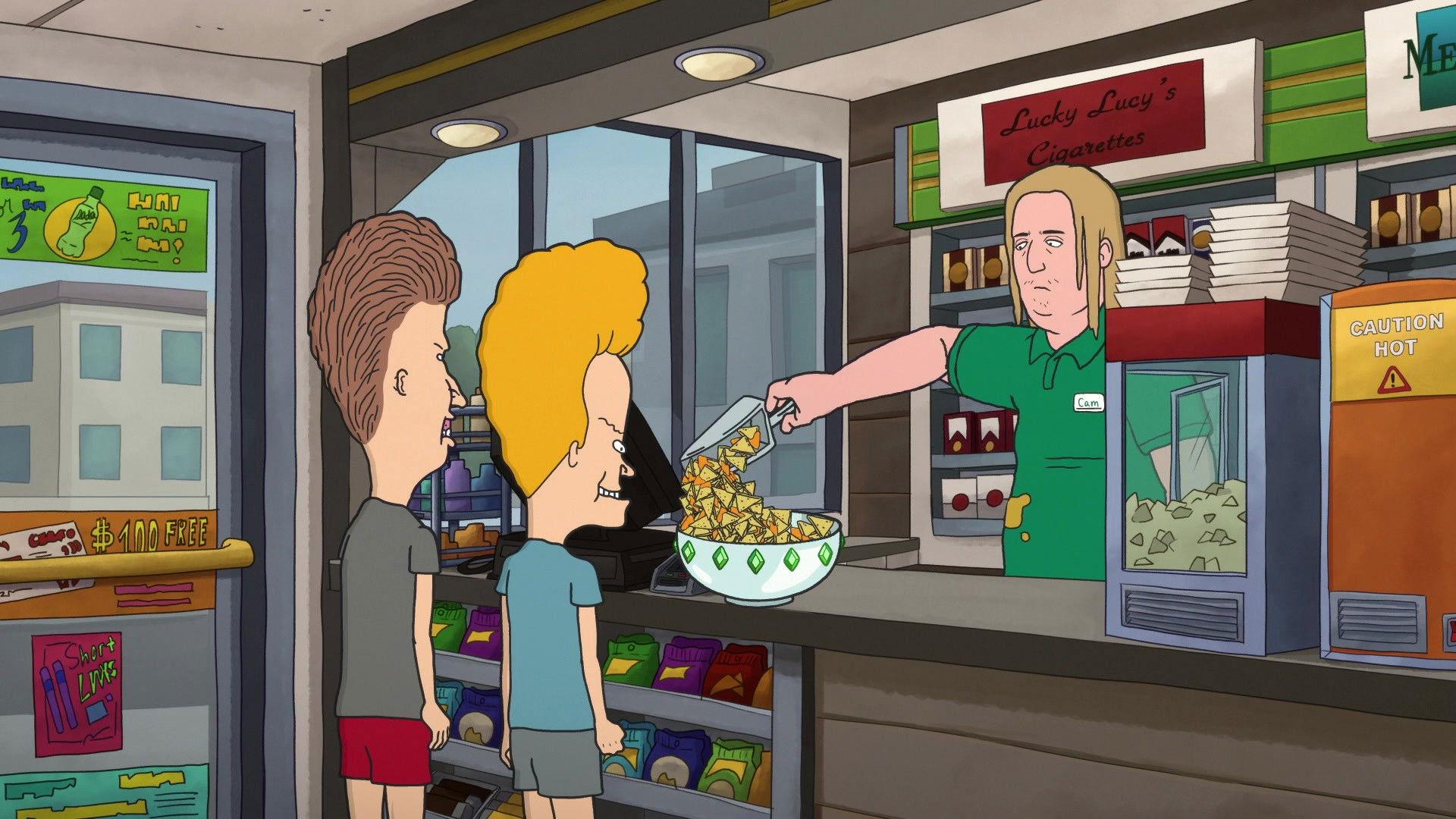 Beavis and Butt-Head Do the Universe 2022 movie scene