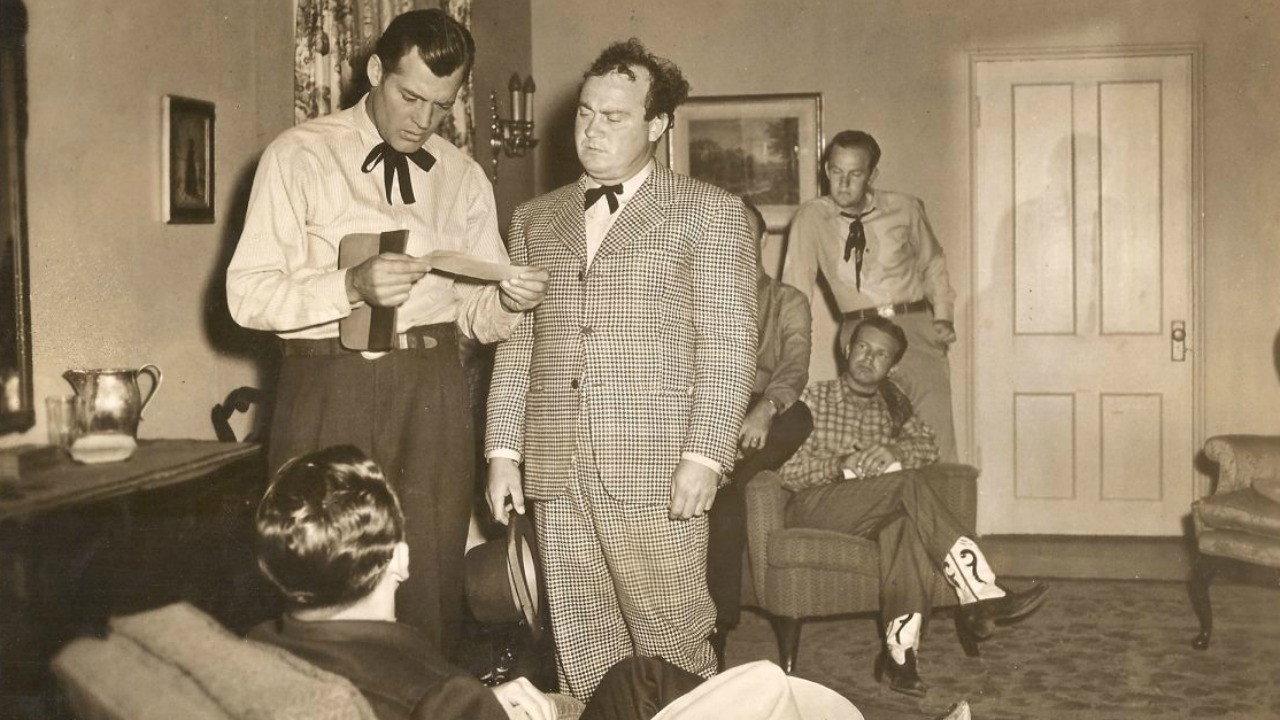 Cowboy from Lonesome River 1944 movie scene