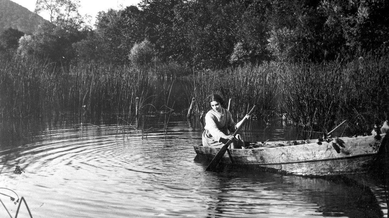 The Girl from Distant River 1928 movie scene