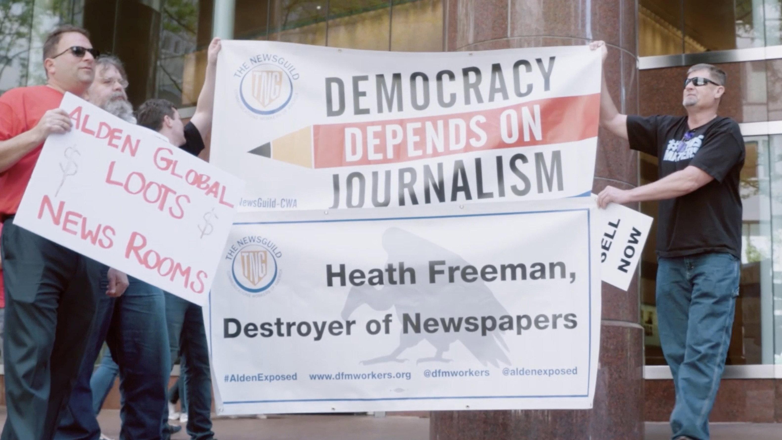 Stripped for Parts: American Journalism on the Brink 2023 movie scene