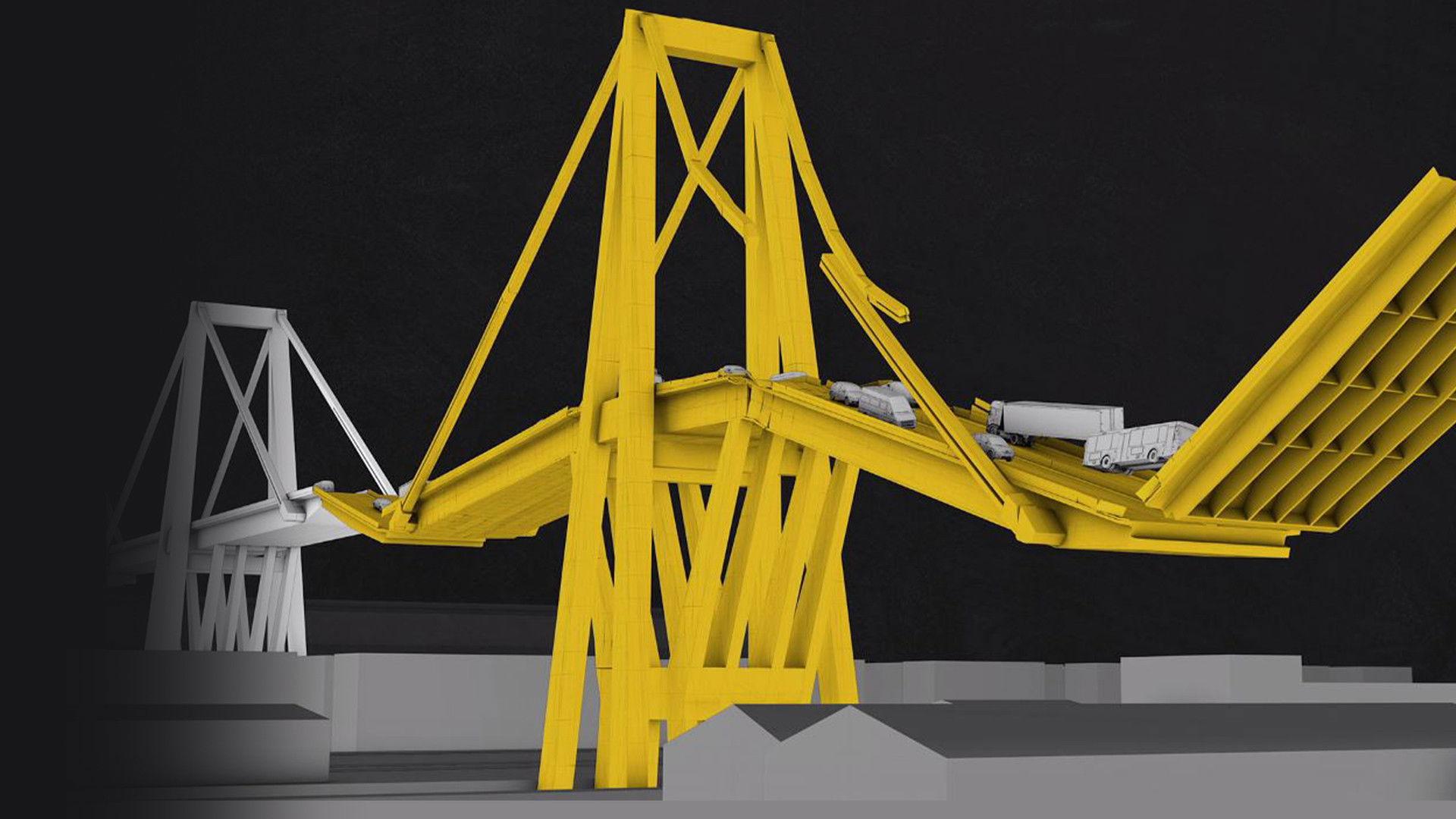 Genoa Bridge Disaster 2019 movie scene