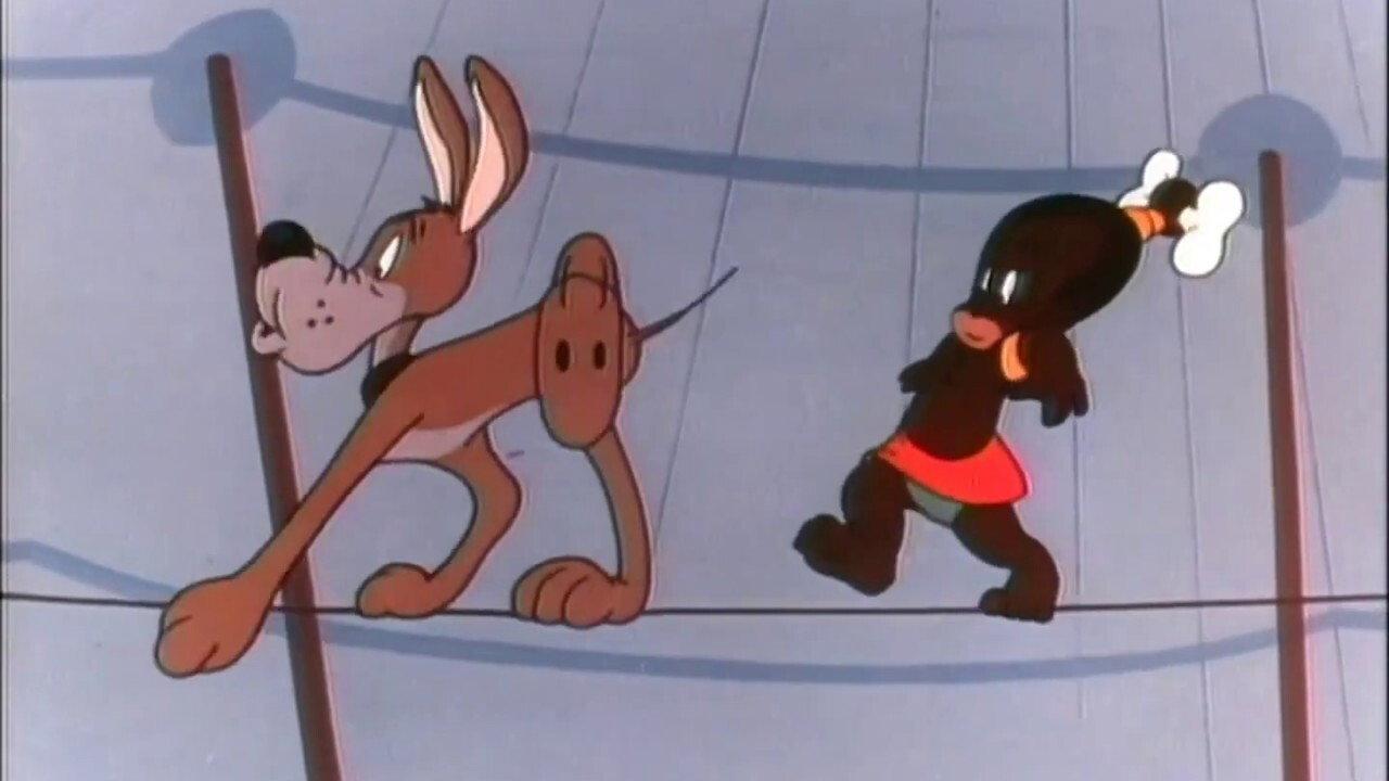 Inki at the Circus 1947 movie scene