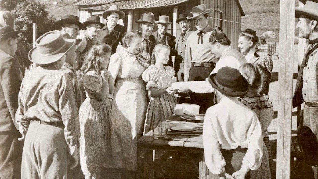 Adventures in Silverado 1948 movie scene
