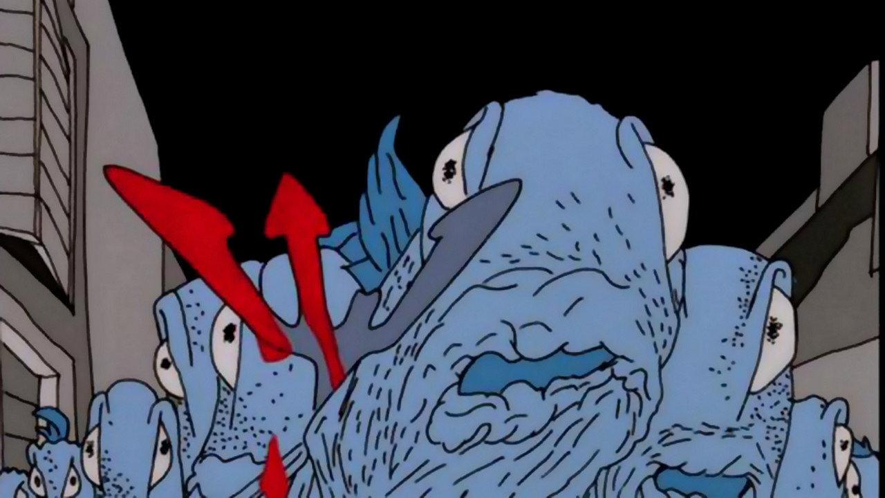 Fisheye 1980 movie scene