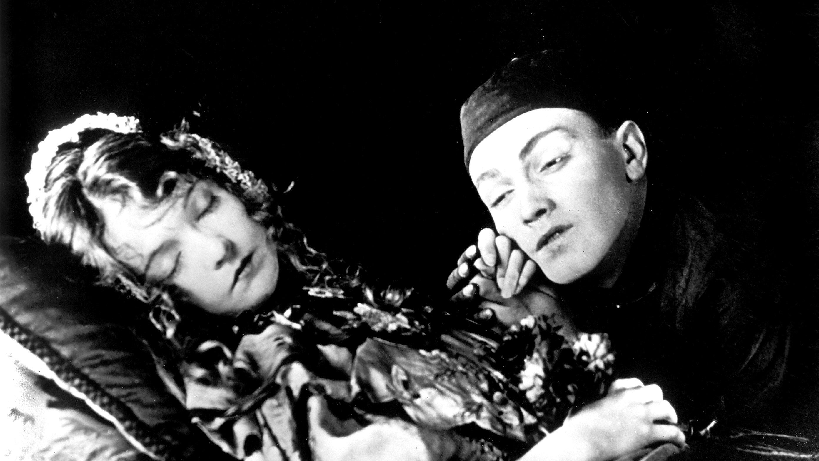 Broken Blossoms or The Yellow Man and the Girl 1919 movie scene