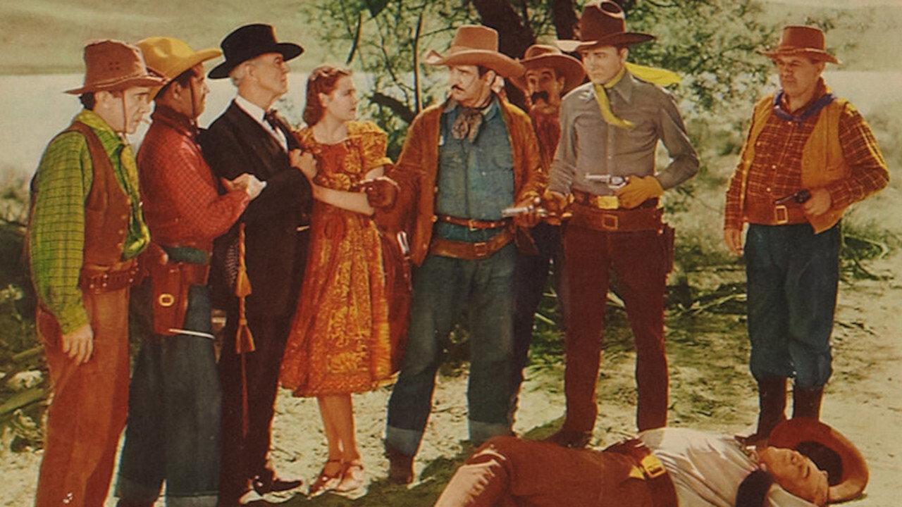 Rollin' Plains 1938 movie scene