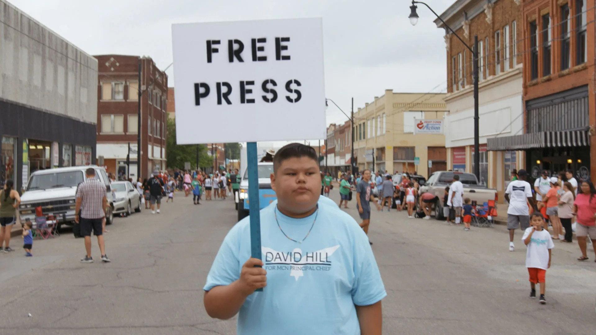 Bad Press 2023 movie scene