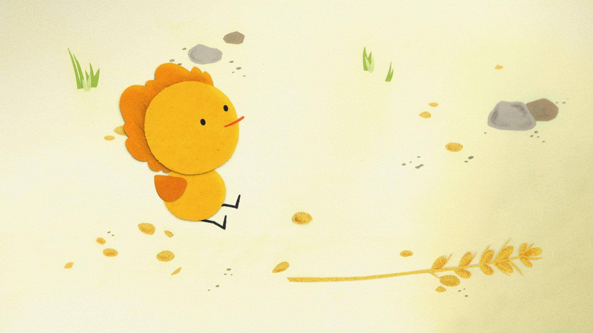 The Little Red Chick 2020 movie scene