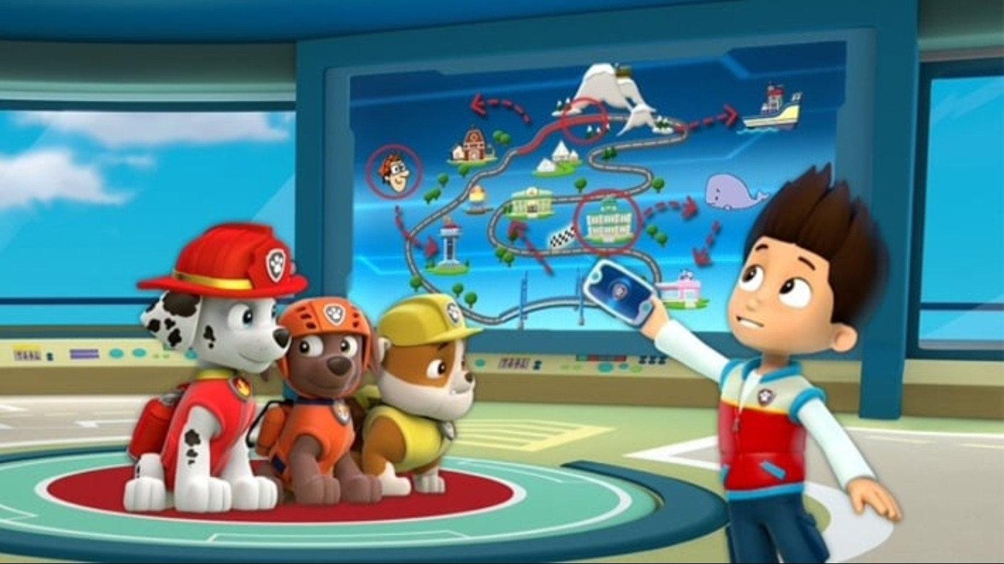 PAW Patrol: Mission Big Screen 2017 movie scene