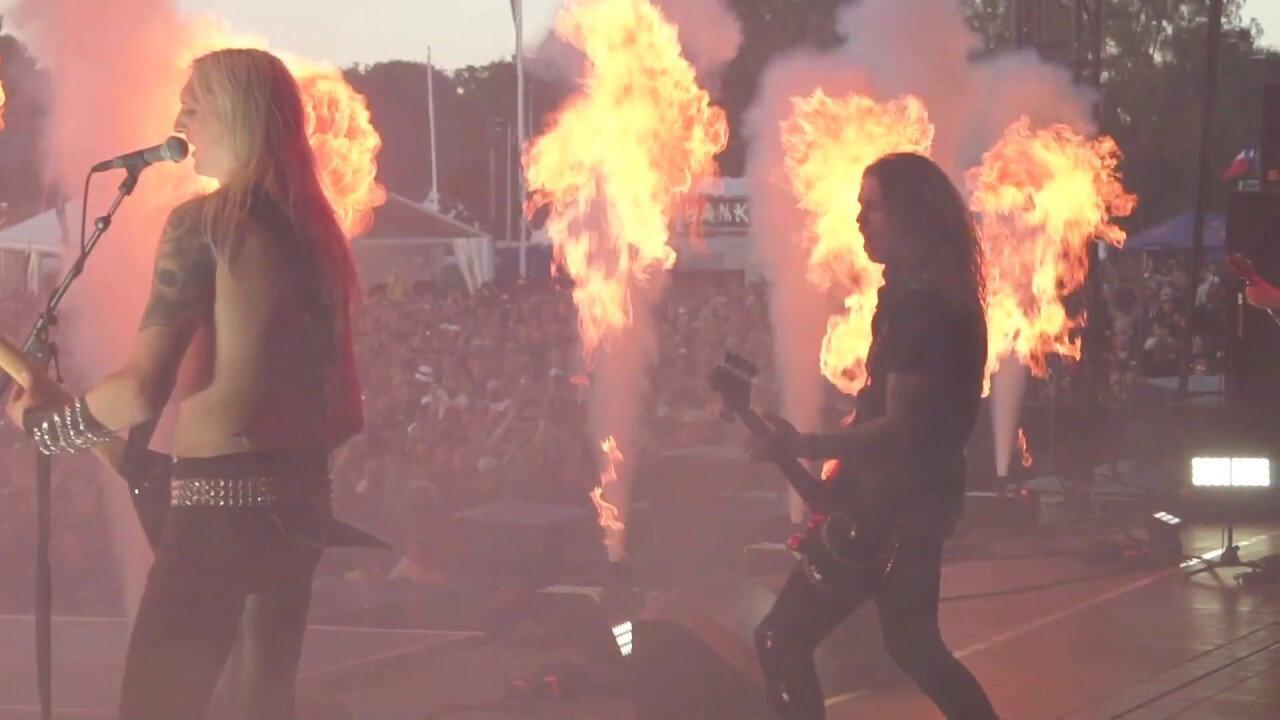 Hammerfall: Live! Against The World 2020 movie scene