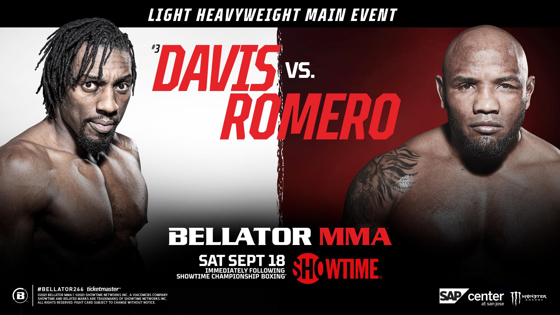 Bellator 266: Davis vs. Romero 2021 movie scene