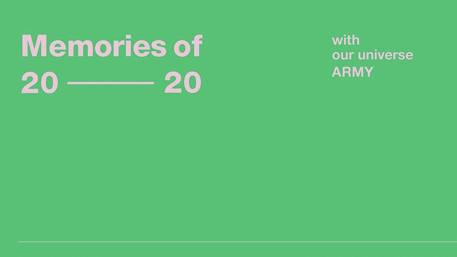 BTS Memories of 2020 2021 movie scene