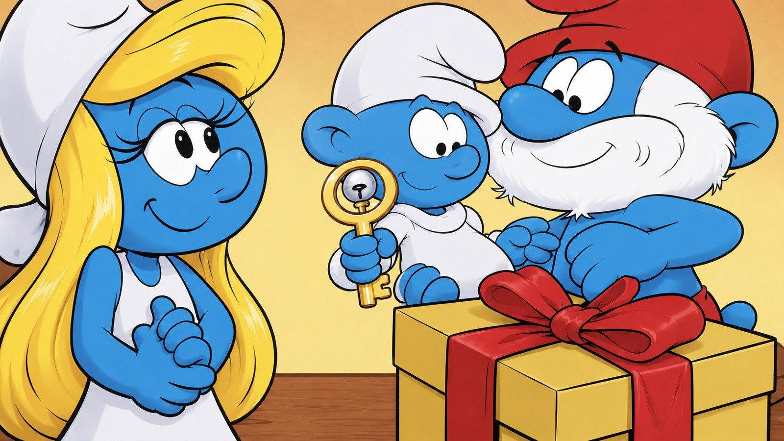 The Smurfs: Baby's First Christmas 1983 movie scene