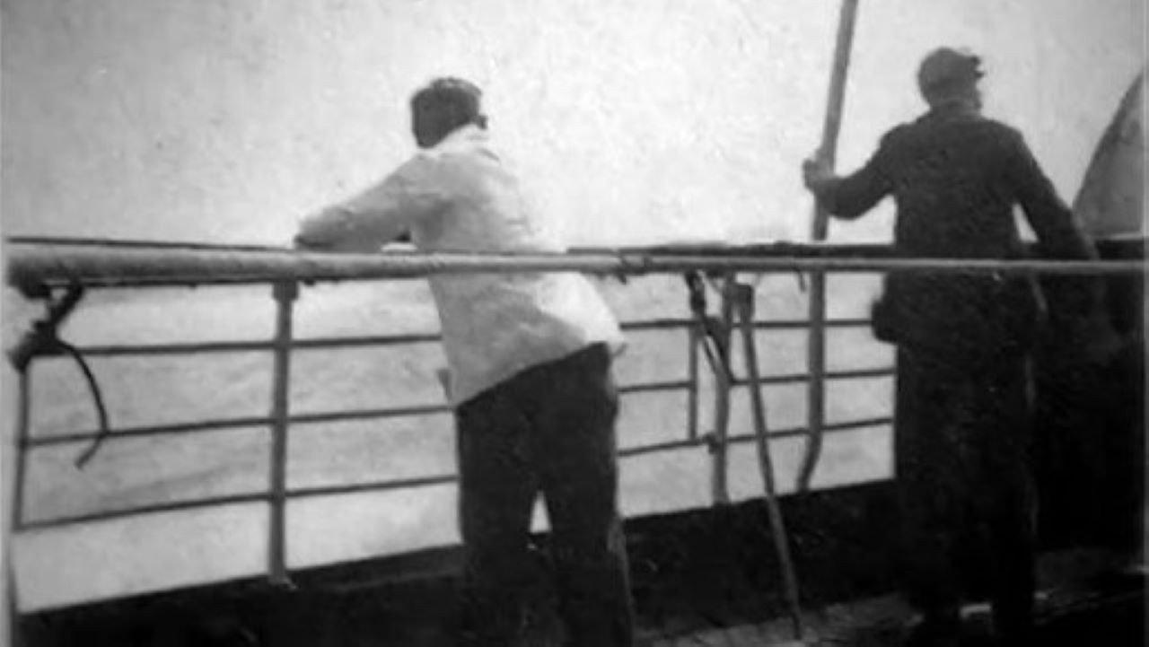 A Storm at Sea 1900 movie scene