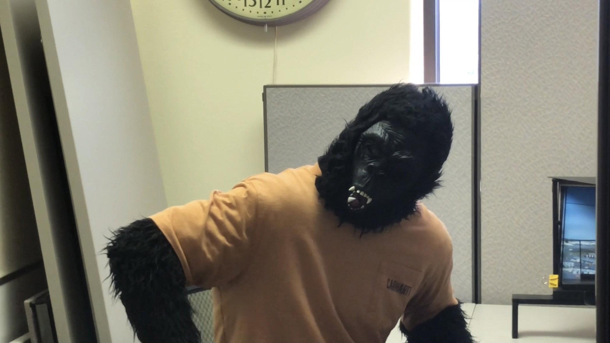 Working with Bigfoot 2022 movie scene