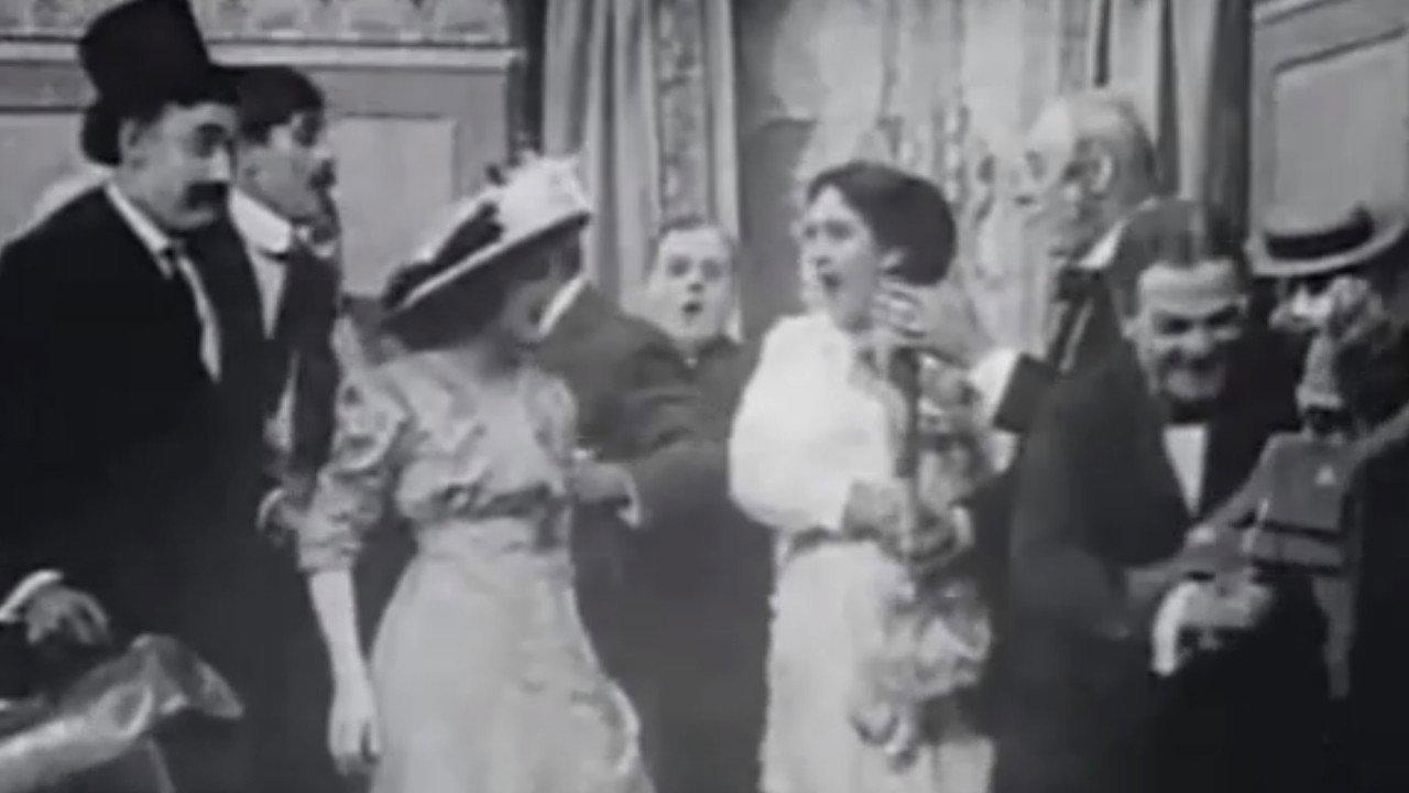 The Little Darling 1909 movie scene