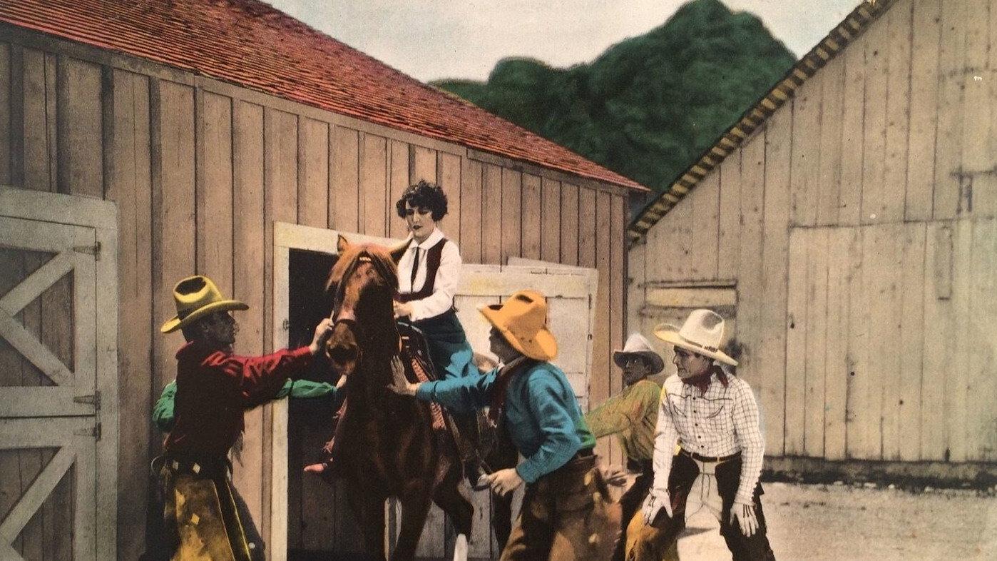 The Arizona Wildcat 1927 movie scene