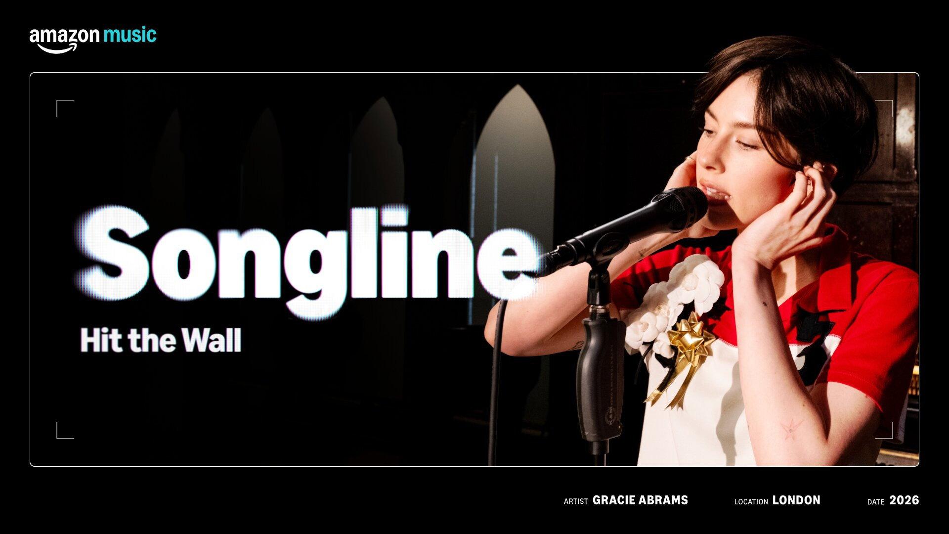 Gracie Abrams - Amazon Music Songline 2026 movie scene