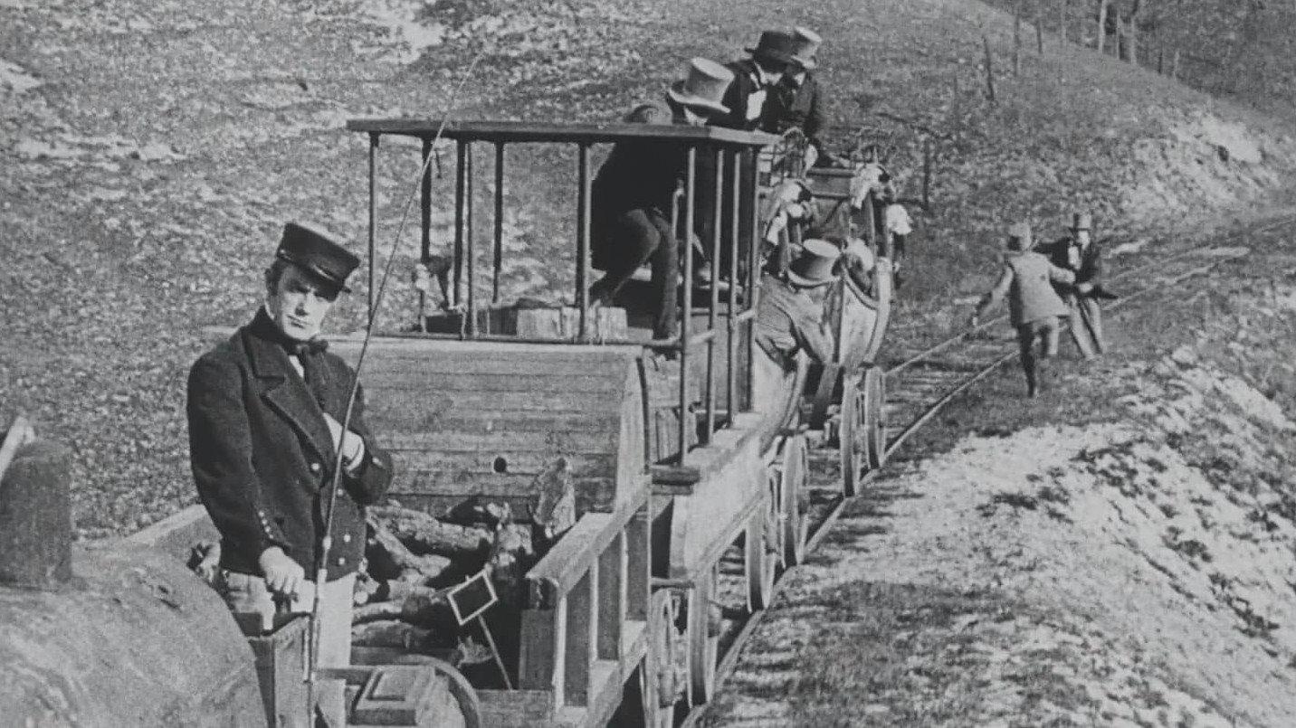 The Iron Mule 1925 movie scene