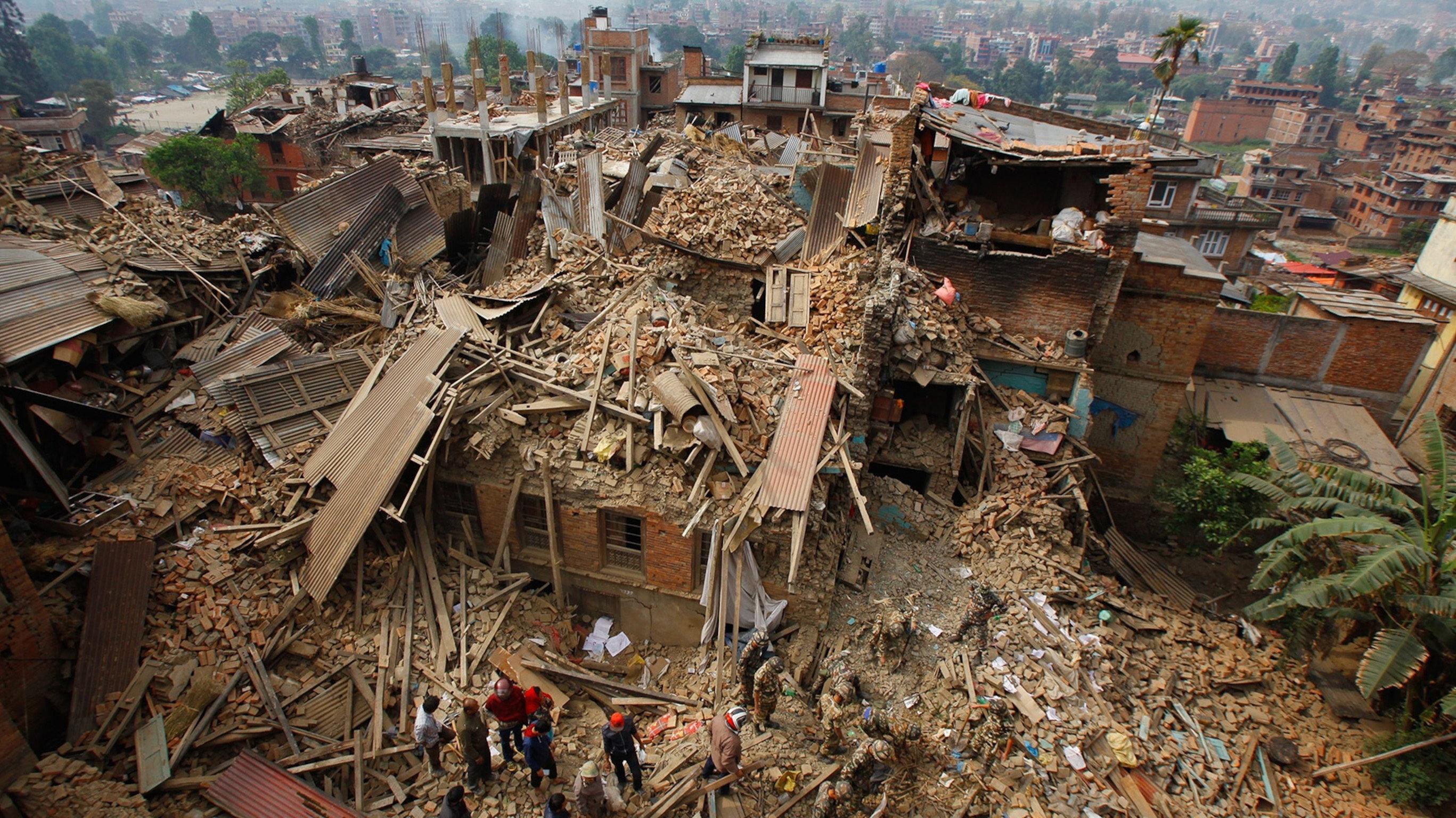 Nepal Quake: Terror on Everest 2015 movie scene