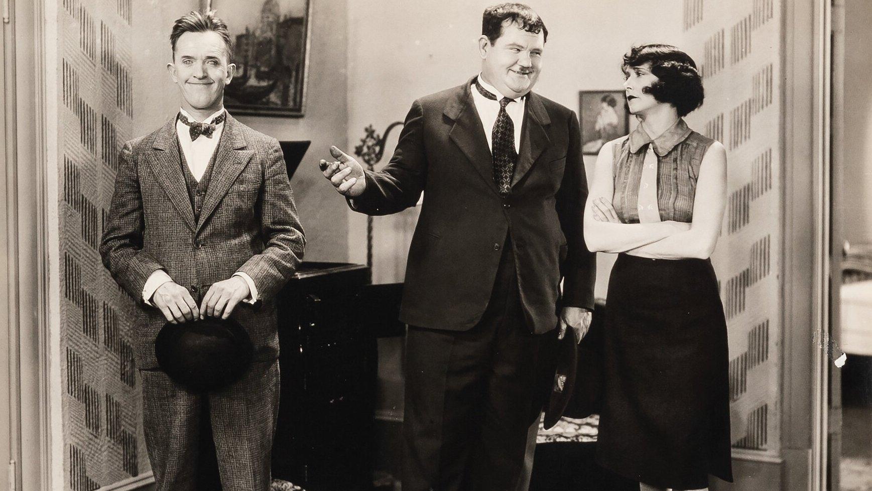 Unaccustomed as We Are 1929 movie scene