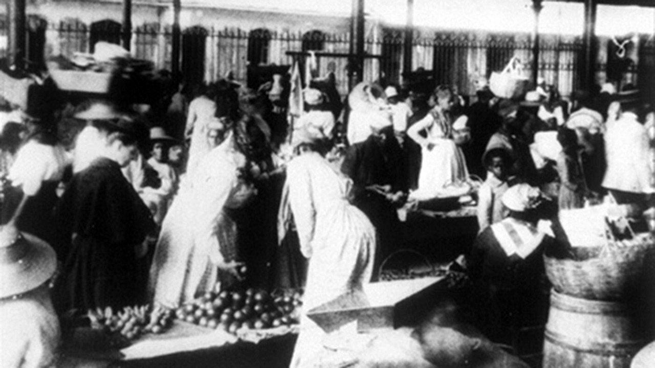 Fort-de-France : marché 1902 movie scene