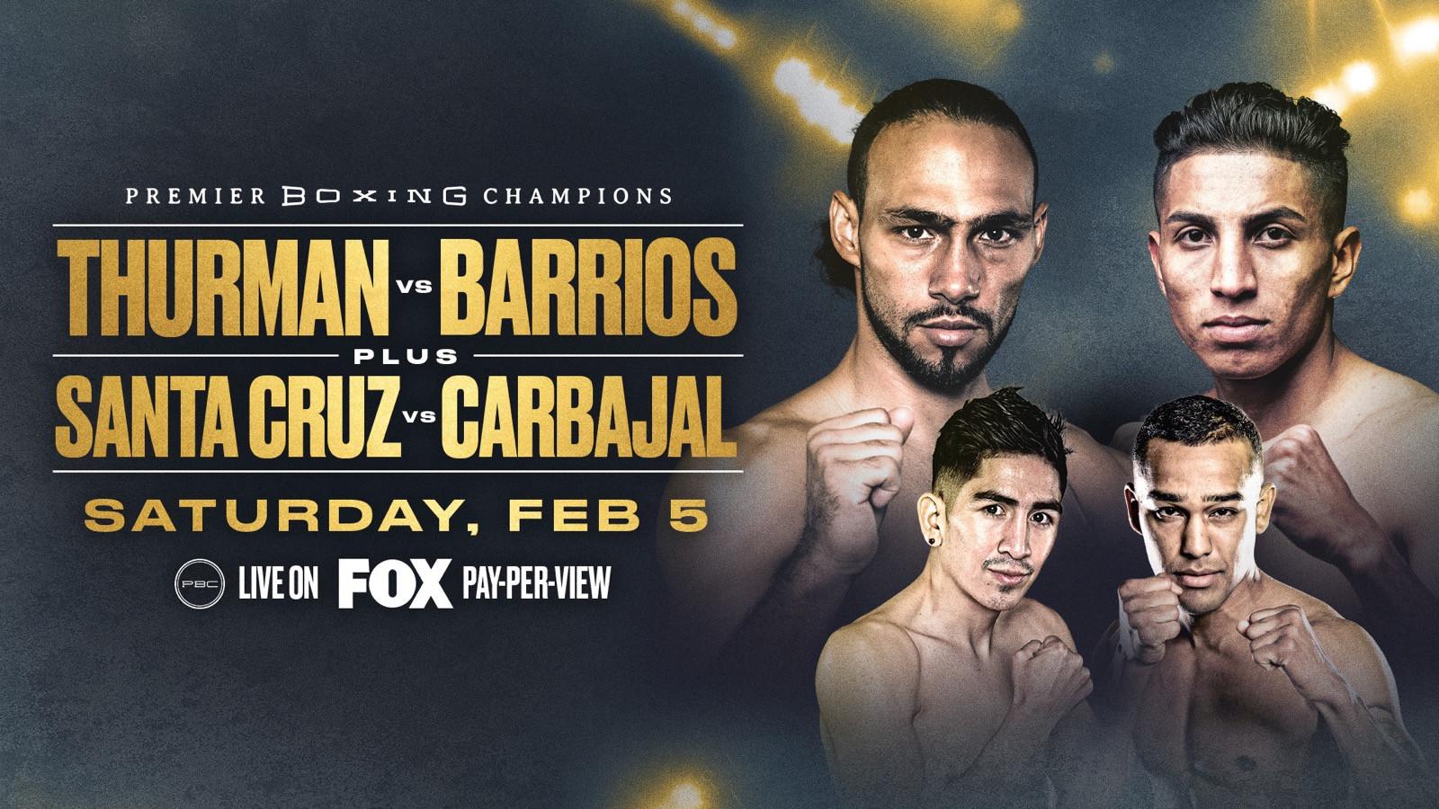 Keith Thurman vs. Mario Barrios 2022 movie scene
