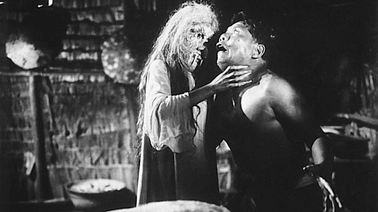 Woman Vampire 1957 movie scene