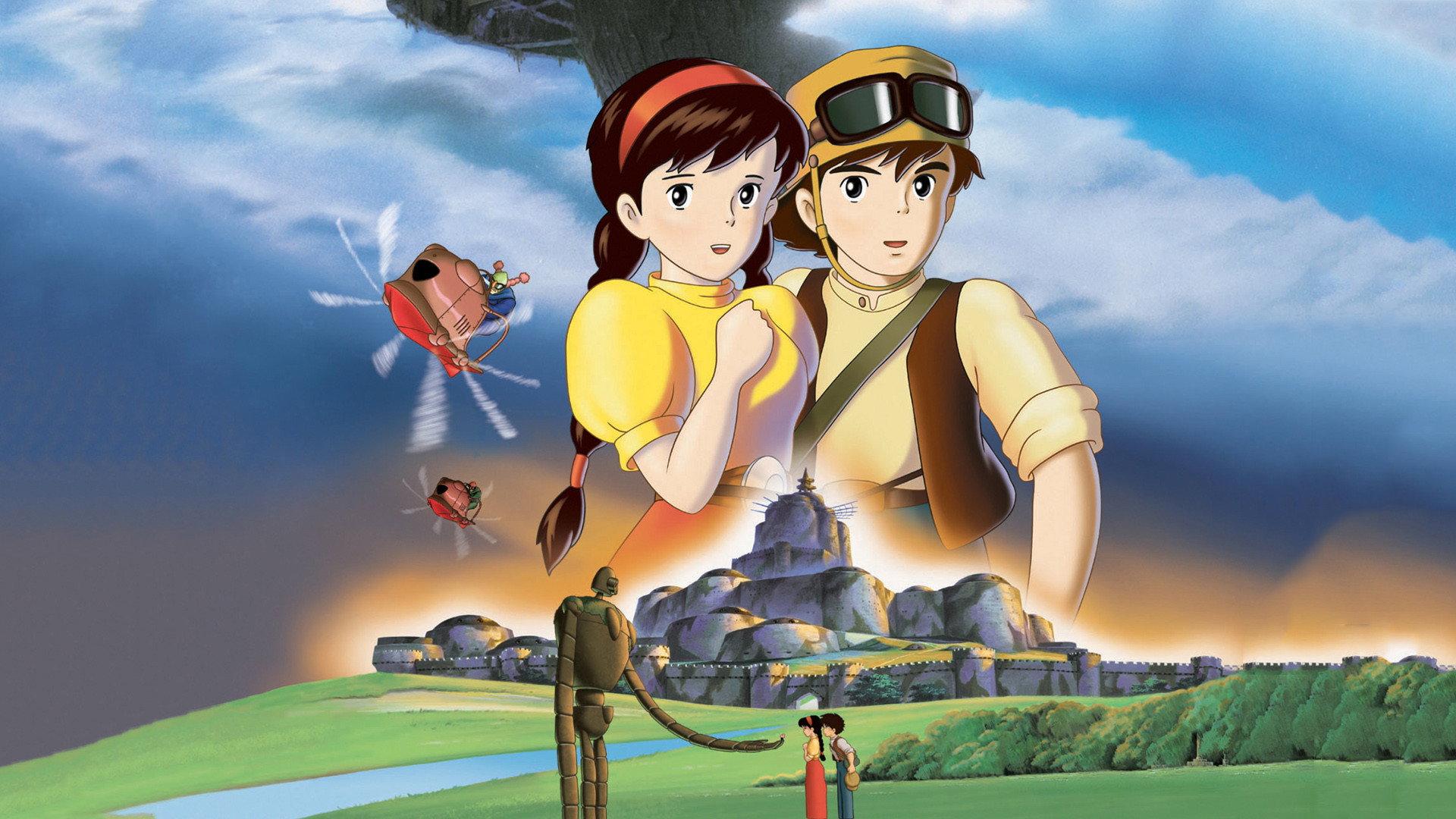 Castle in the Sky 1986 movie scene