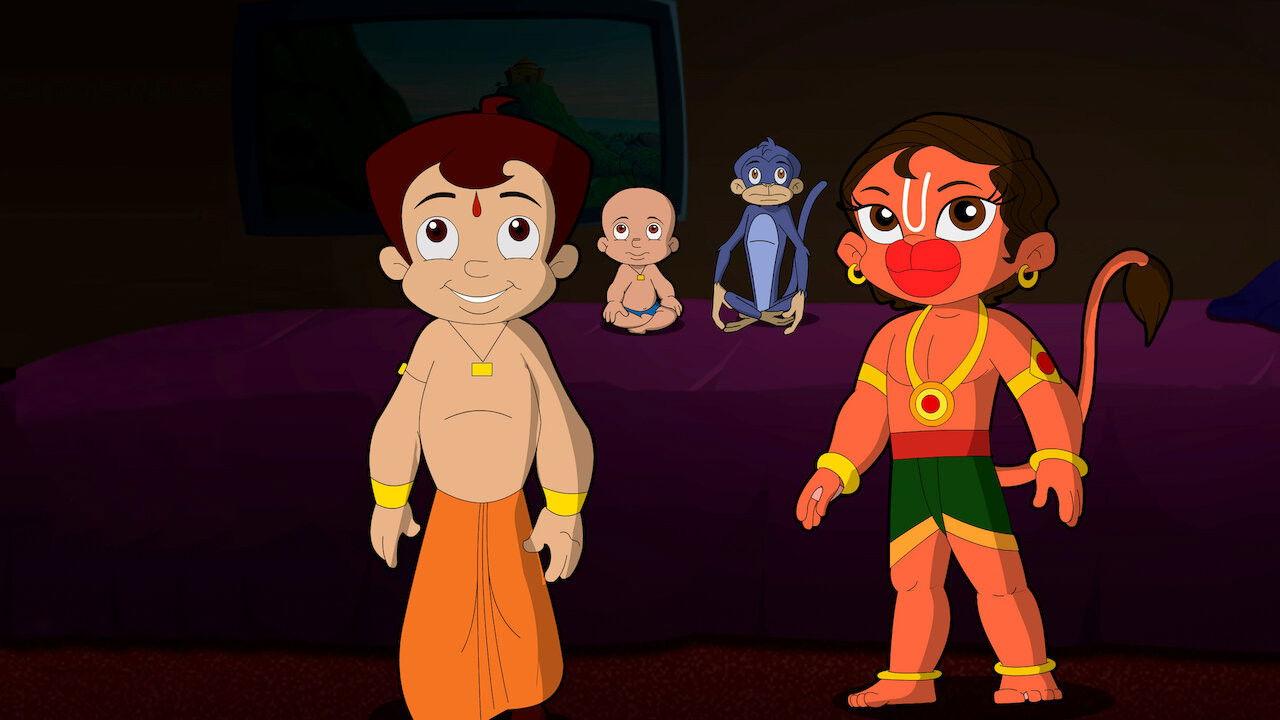 Chhota Bheem and Hanuman 2013 movie scene