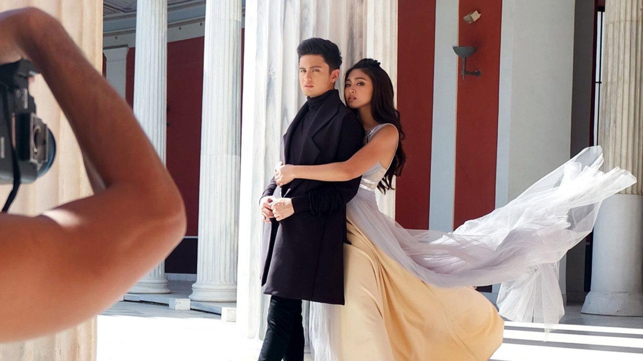 Making MEGA in Greece with JaDine 2016 movie scene