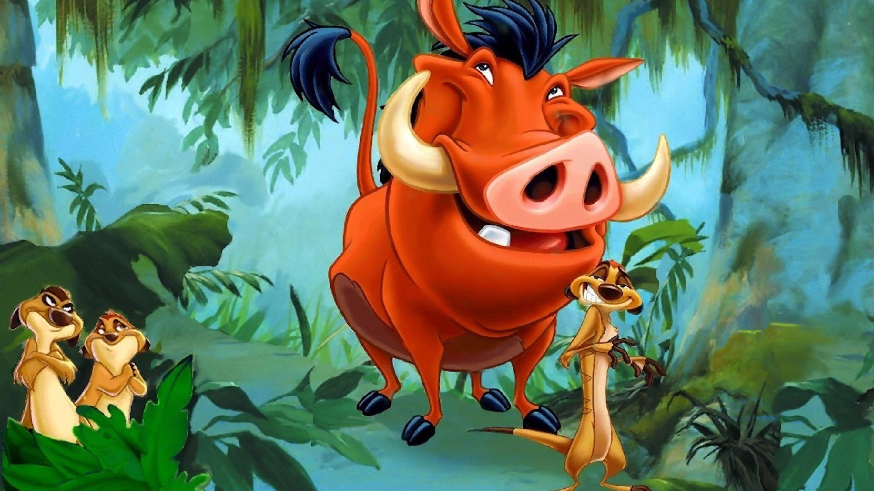 On Holiday With Timon & Pumbaa 1997 movie scene