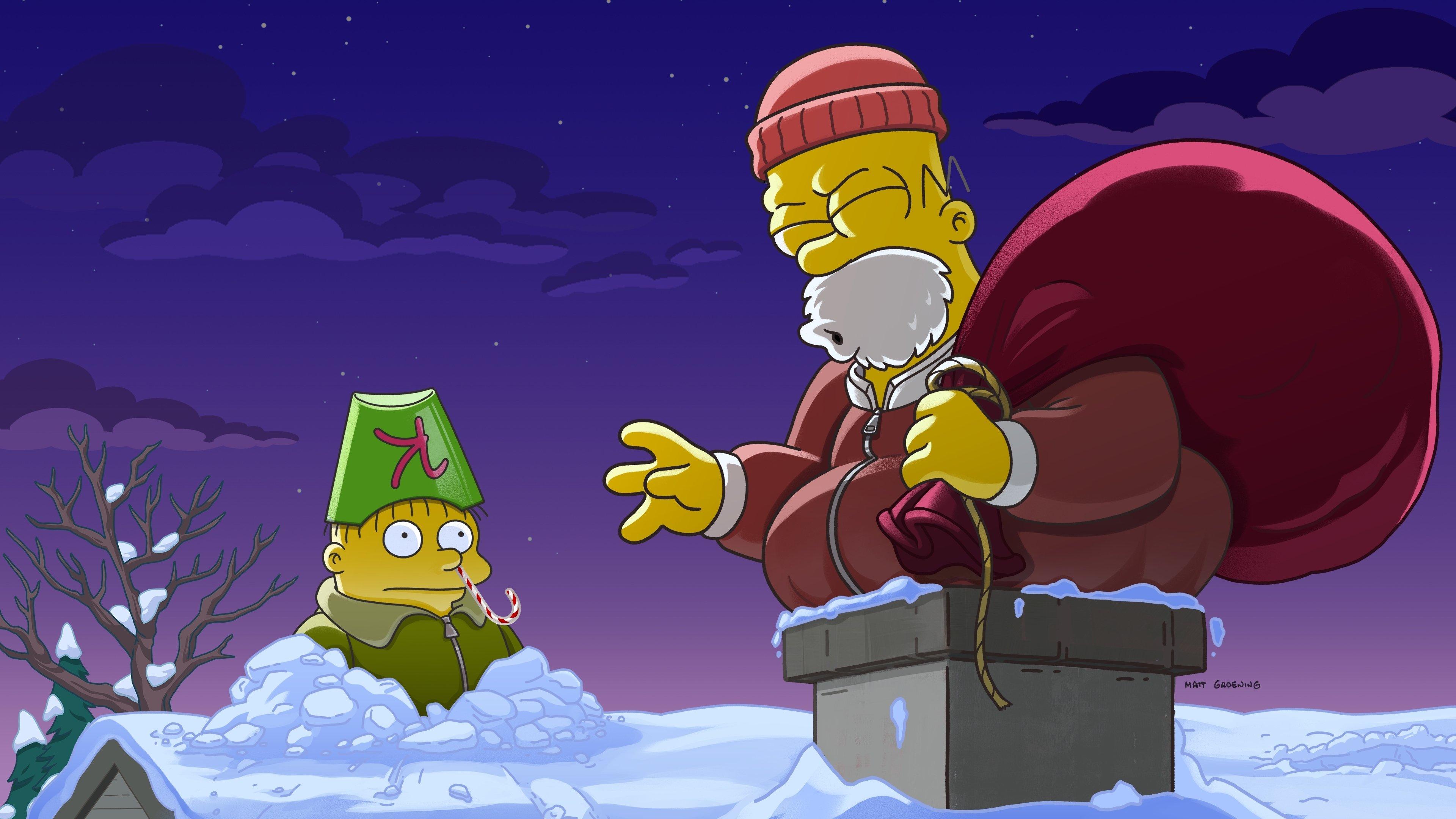The Simpsons: O C'mon All Ye Faithful 2024 movie scene