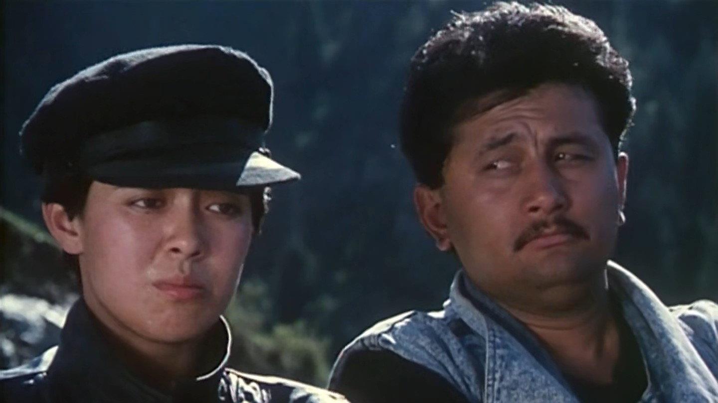 A Woman Star in a Macho Ballroom 1990 movie scene