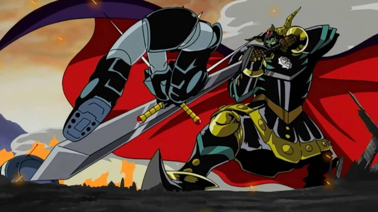 Mazinkaiser vs Great Darkness General 2003 movie scene