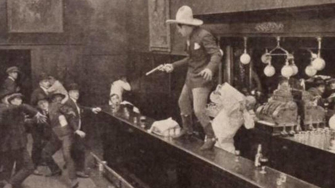 Western Blood 1918 movie scene
