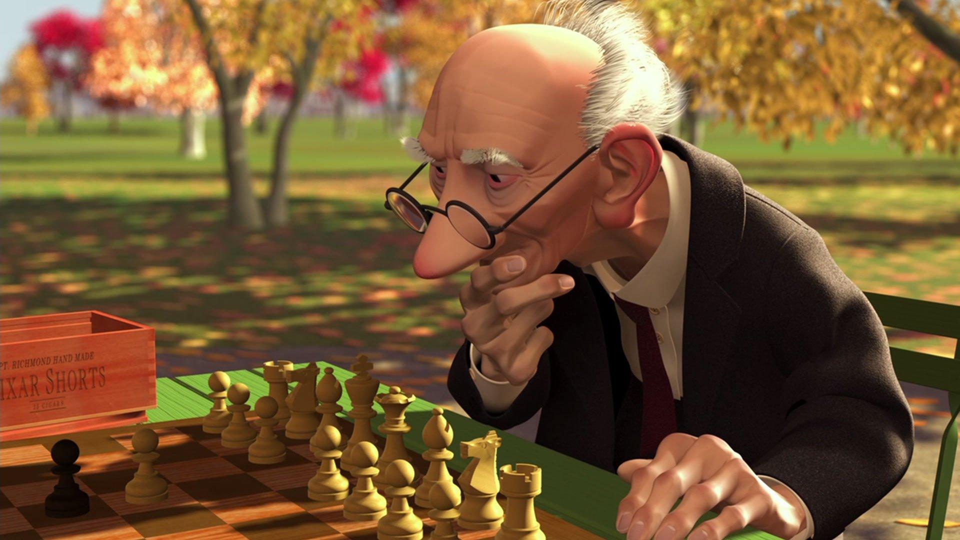 Geri's Game 1997 movie scene