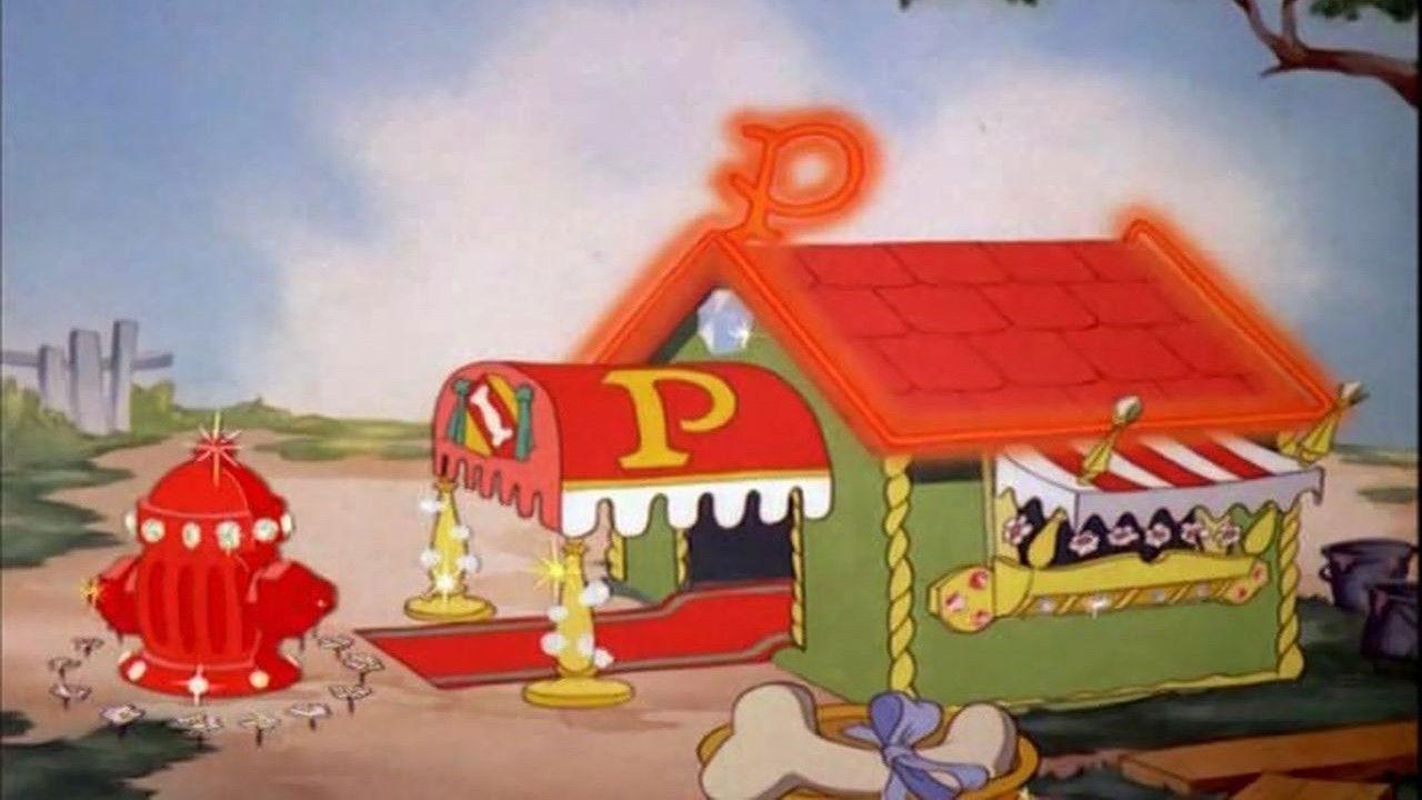Pluto's Dream House 1940 movie scene