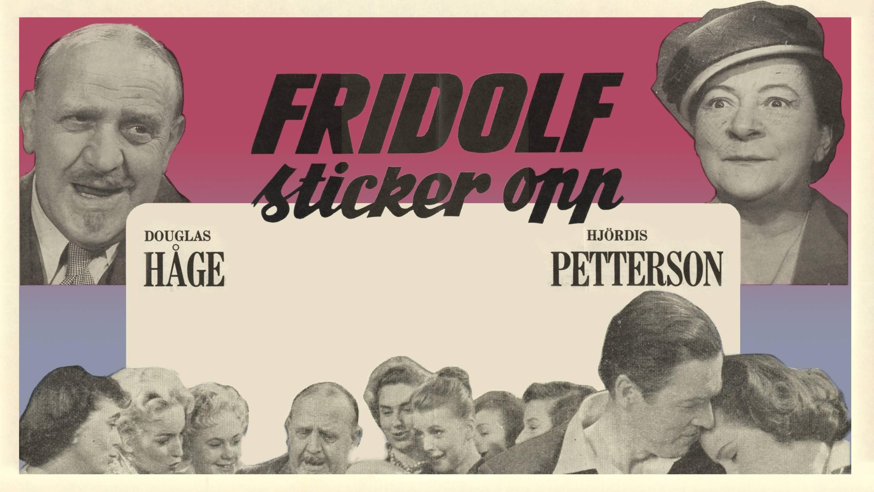 Fridolf sticker opp! 1958 movie scene