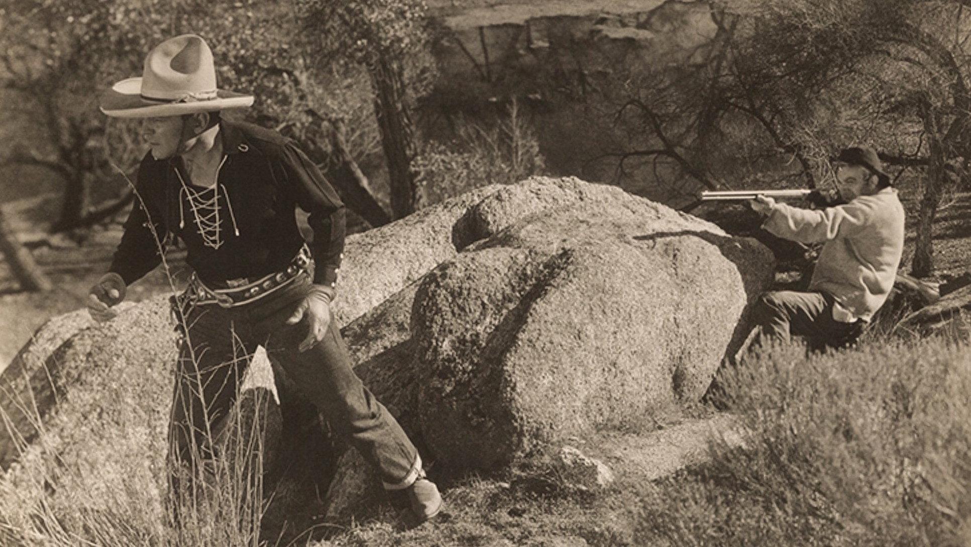 The Crimson Trail 1935 movie scene
