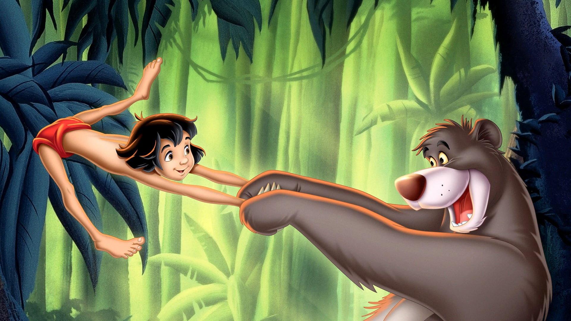 The Jungle Book 1967 movie scene
