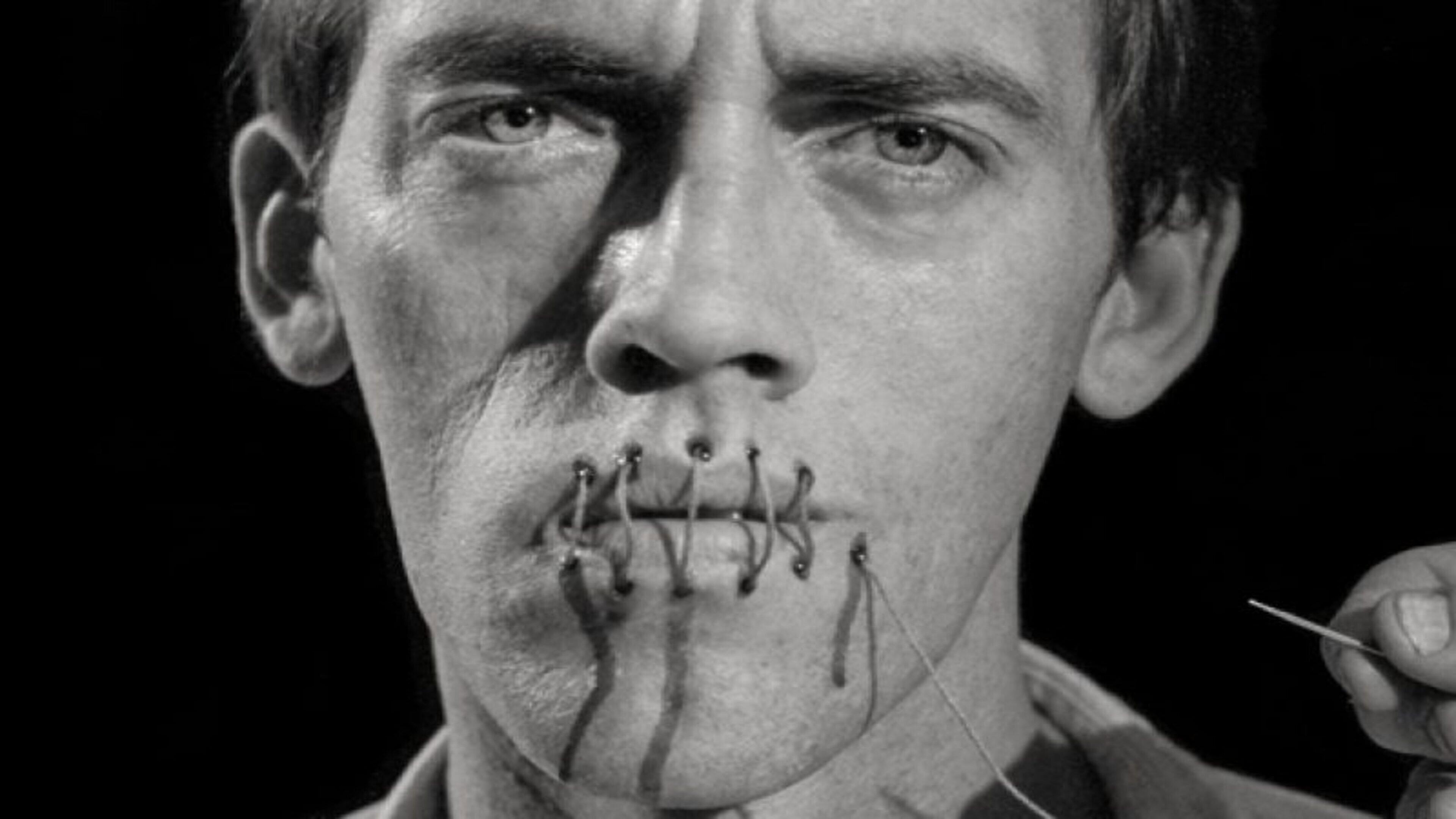 Silence = Death 1990 movie scene