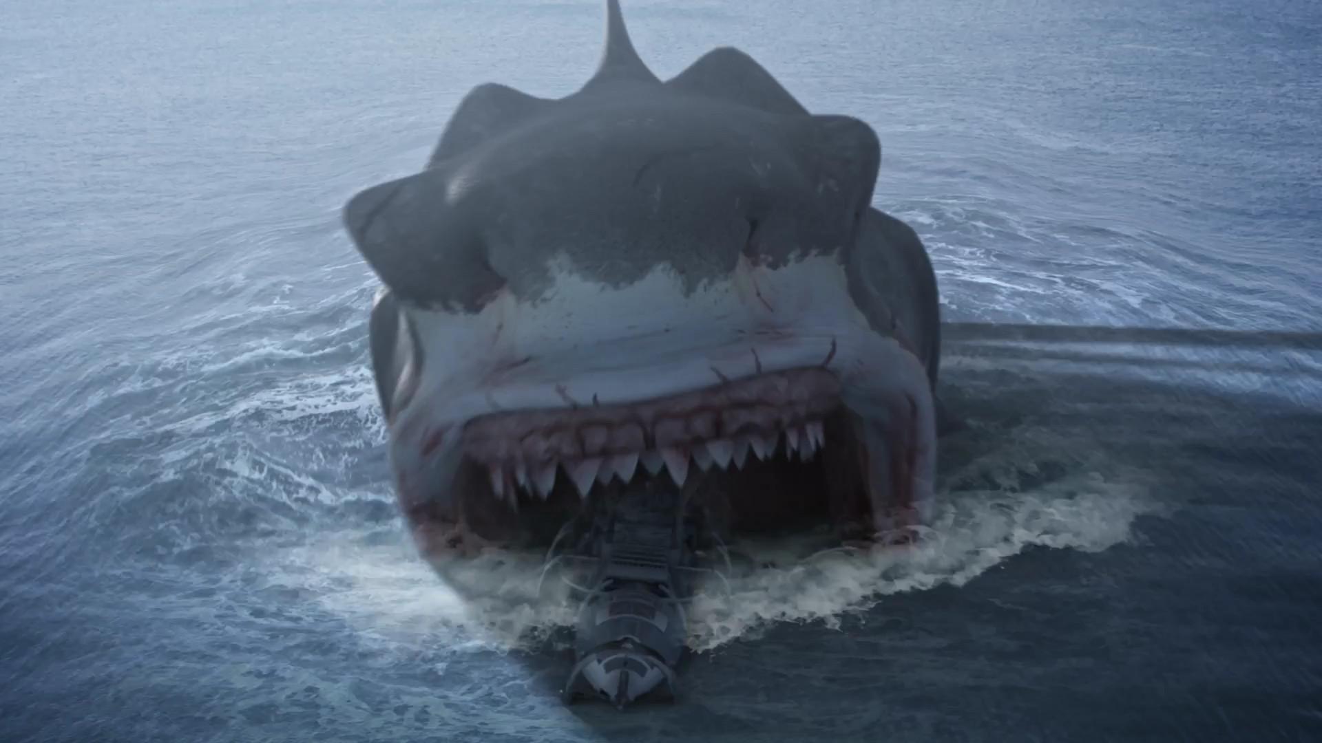 Megalodon 2018 movie scene