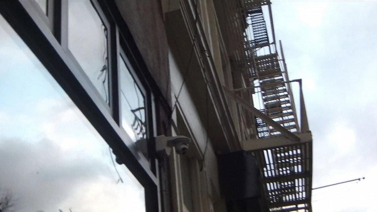 Fire Escape 2020 movie scene