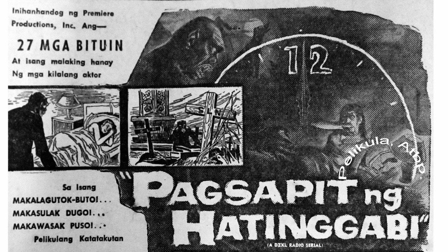 Pagsapit ng Hatinggabi 1960 movie scene