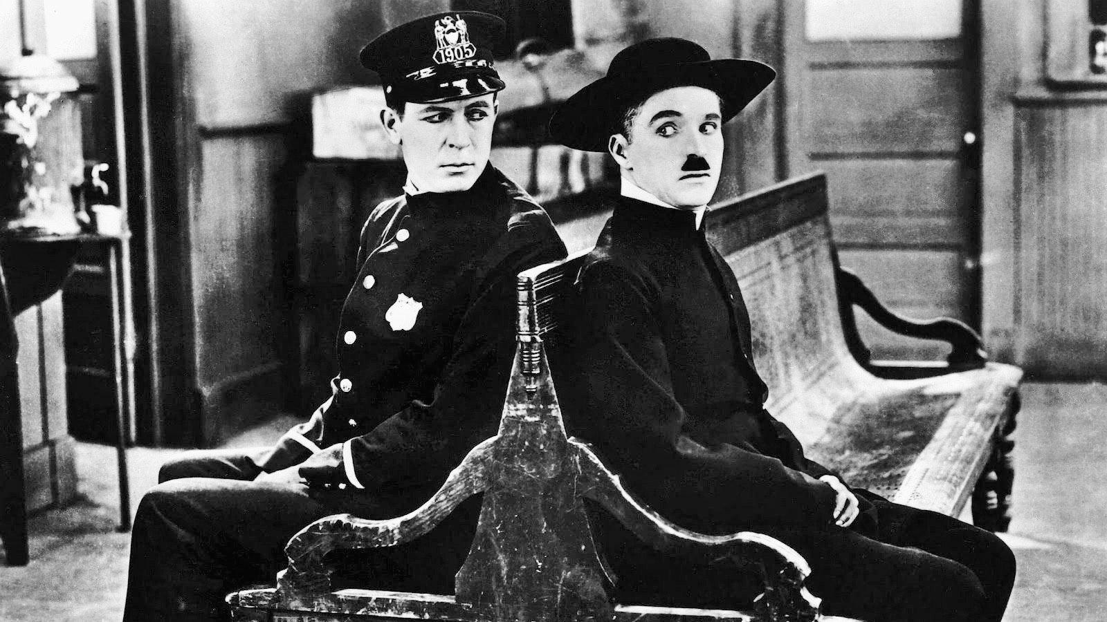 The Pilgrim 1923 movie scene