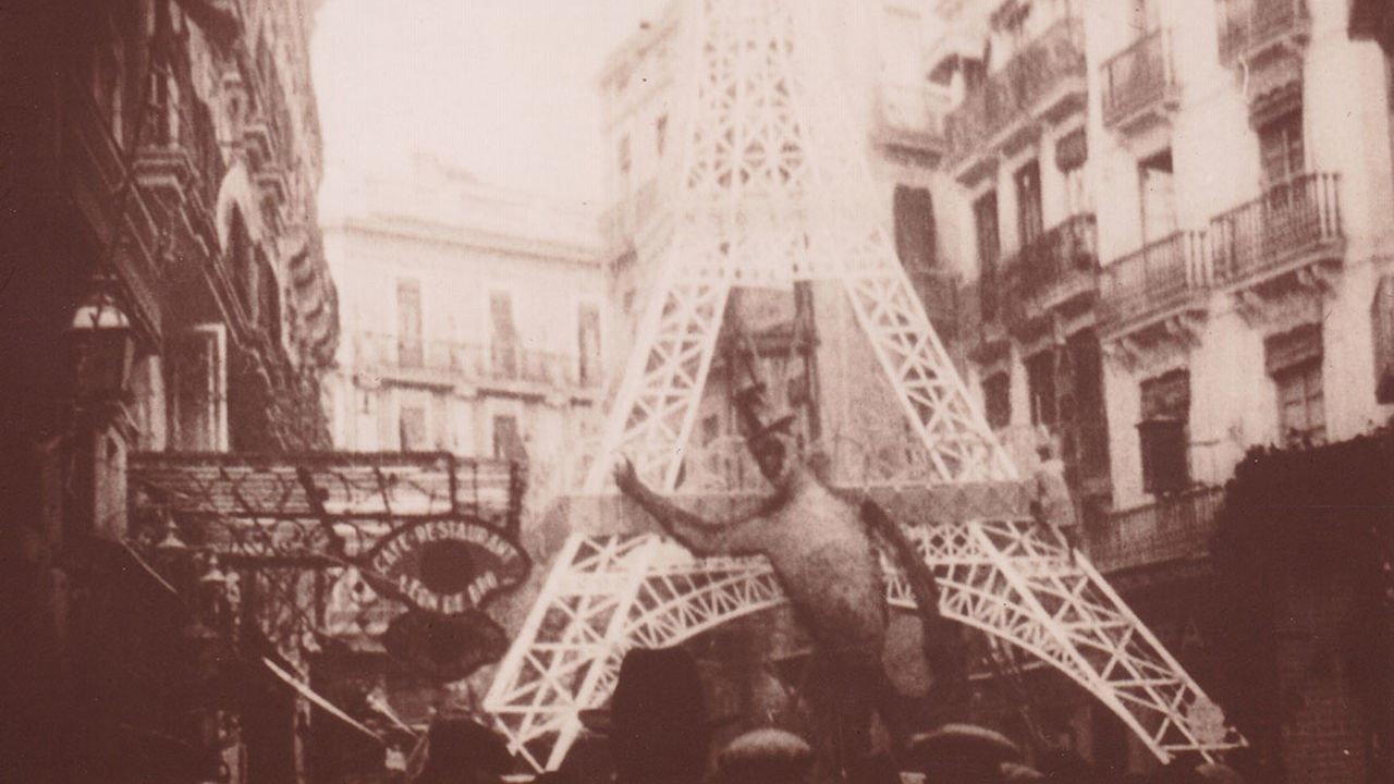 While the Fallas Burn 1929 movie scene