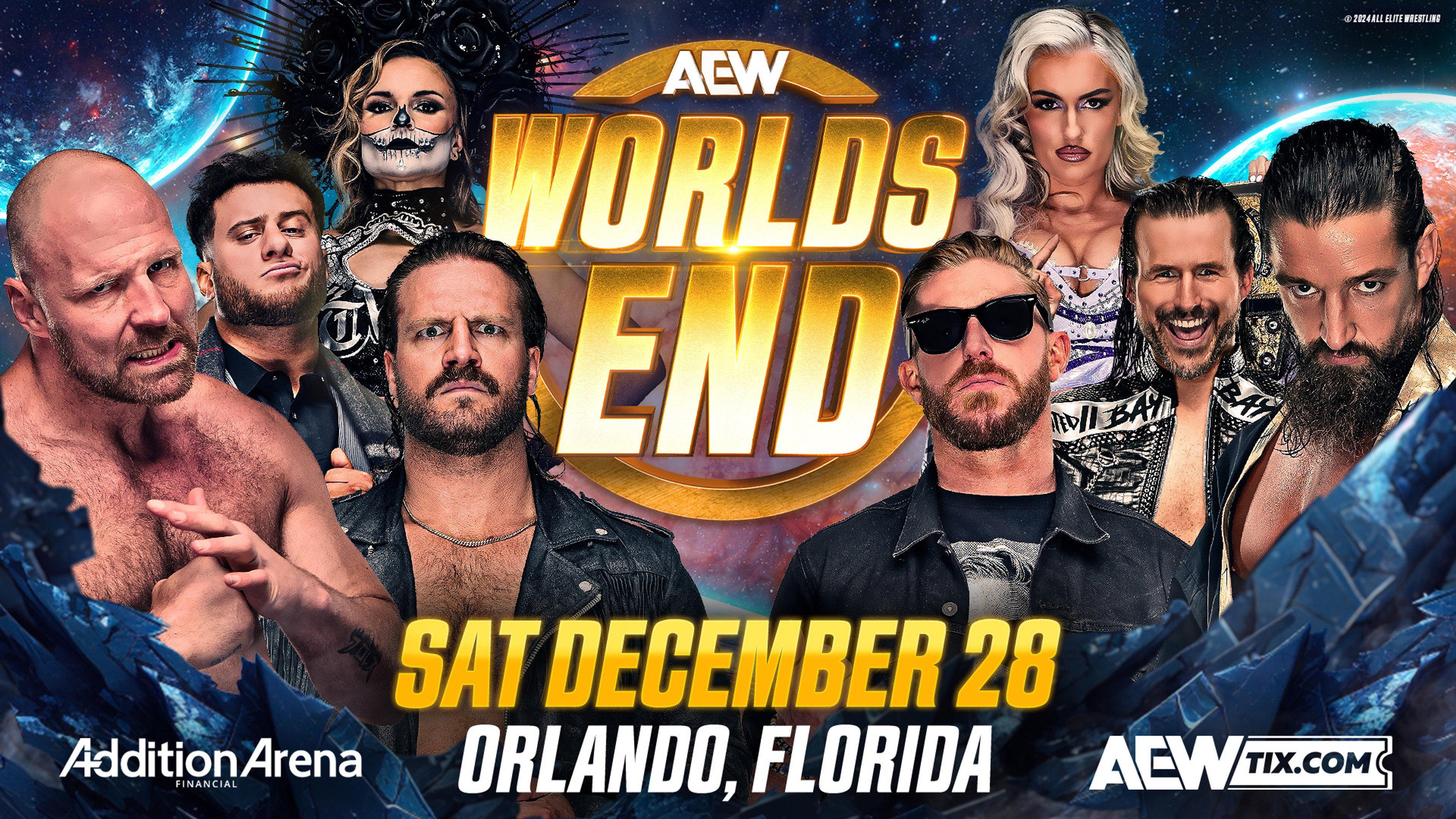 AEW Worlds End 2024 2024 movie scene